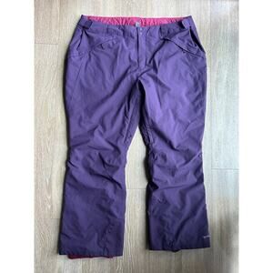 Eddie Bauer Powder Search 2.0 Ski Pants Purple WeatherEdge Plus winter snowpants